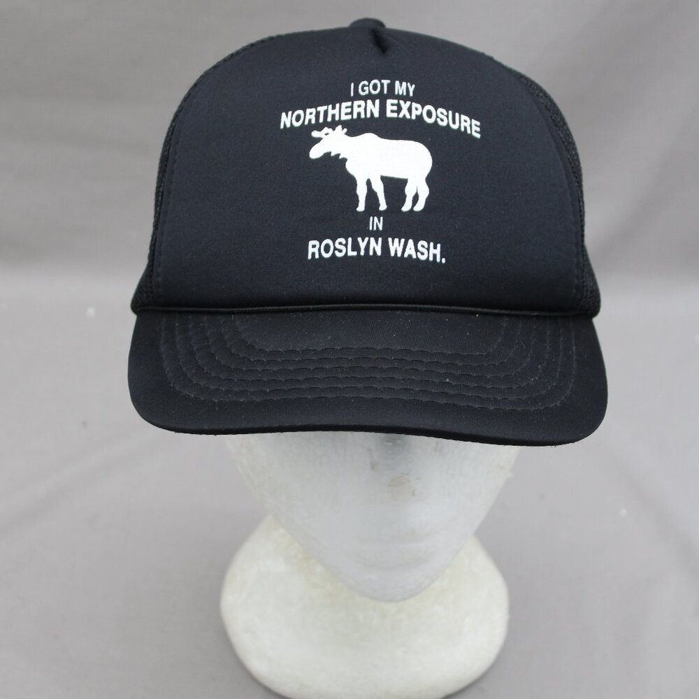 Vintage Trucker Hat - I Got Northern Exposure Roslyn WA - Adult Snapback